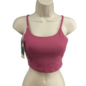HALARA Coral Rose Cropped Athletic Cami Tank Womens S NWT‎